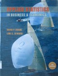 Applied Statistics in Business & Economics