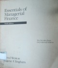 Essentials Of Managerial Finance e 9