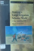 Making a Large Irrigation Scheme Work